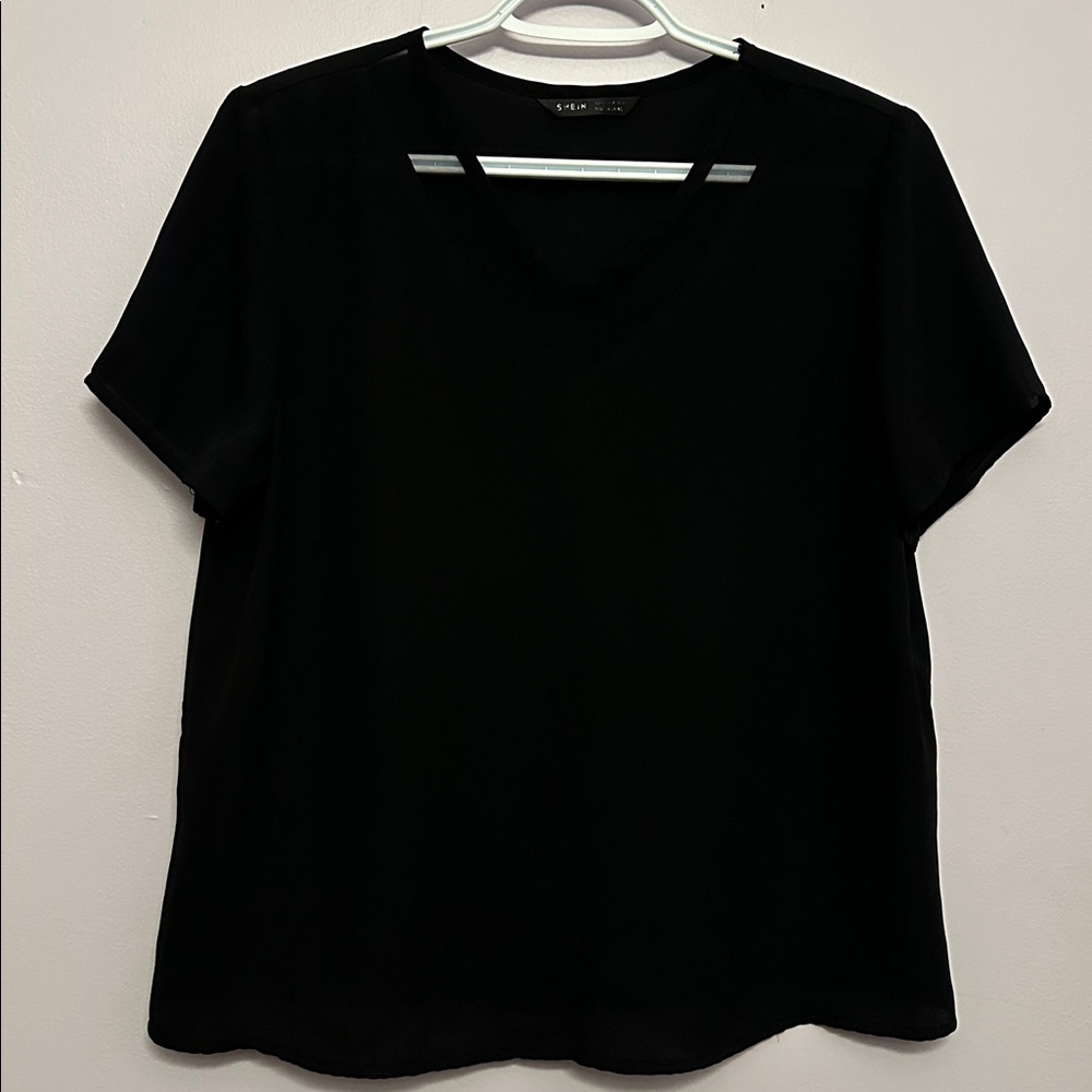 SHEIN V-Neck Blouse